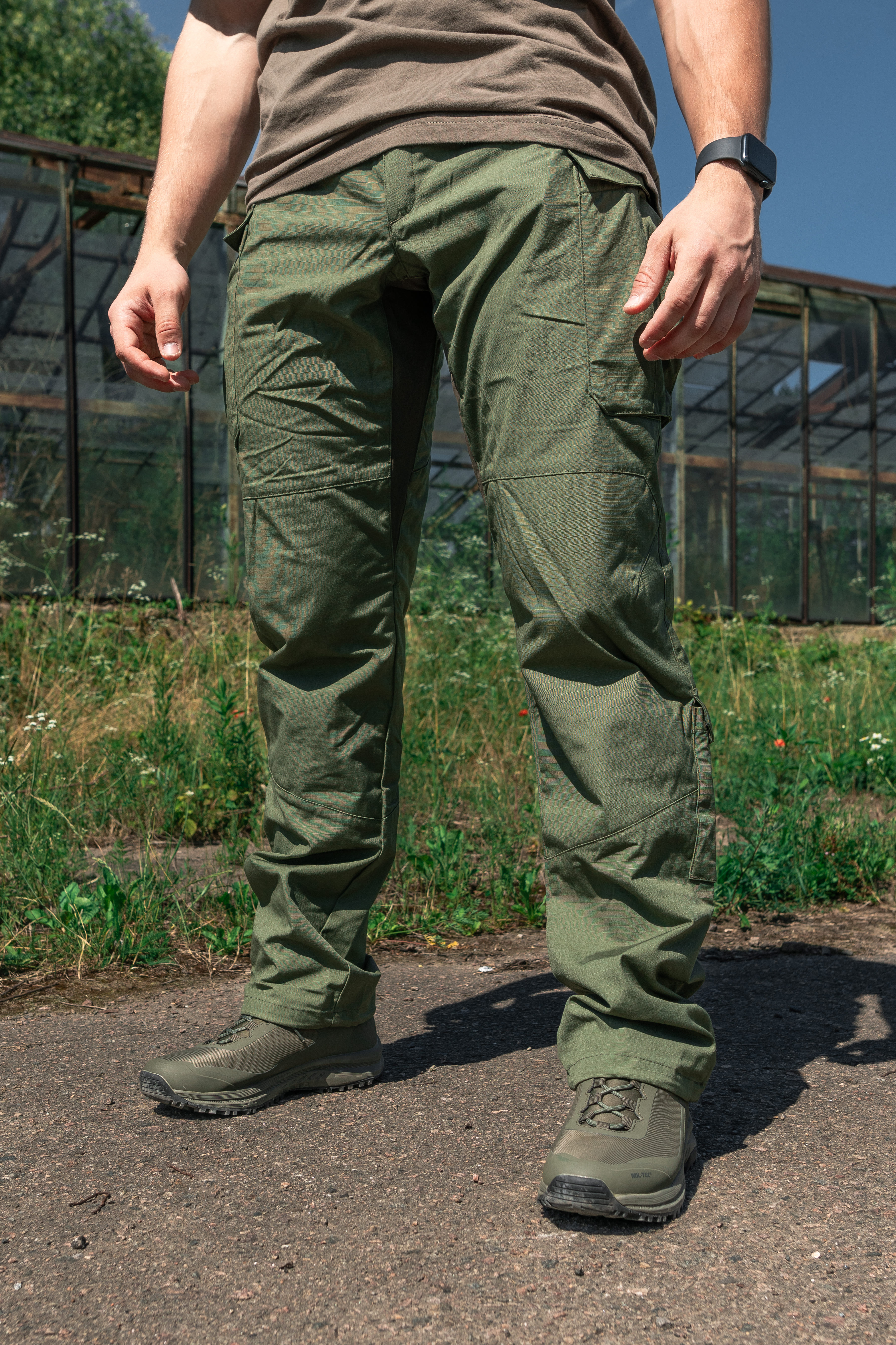 Штани Helikon MBDU Ripstop Olive Green Long Фото 2